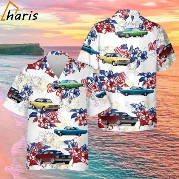 1969 Dodge Dart Swinger 340 4Th Of July Hawaiian Shirt