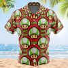 1Up Mushroom Super Mario Button Up Hawaiian Shirt