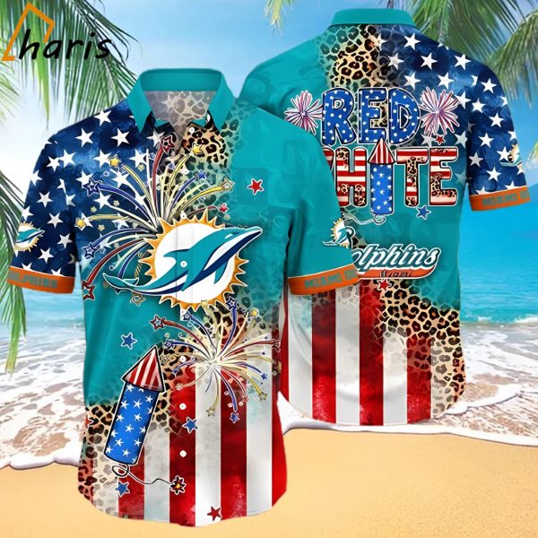 4th Of July Independence Day NFL Miami Dolphins Hawaiian Shirt