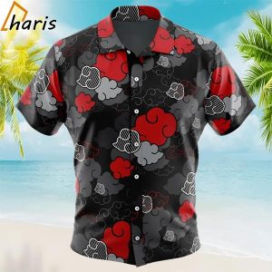 Akatsuki Naruto Button Up Hawaiian Shirt