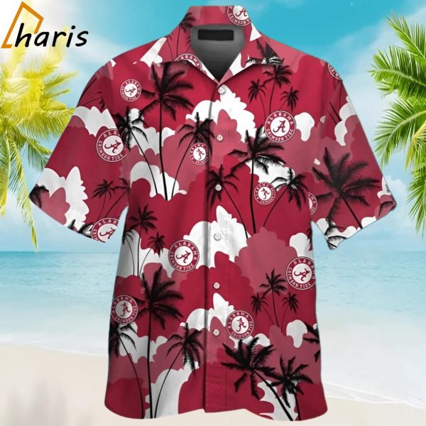 Alabama Crimson Tide Coconut Tree Tropical Hawaiian Shirt