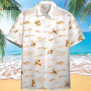 Arcanine Evolution White Pokemon Hawaiian Shirt