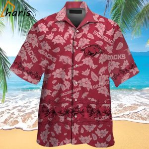 Arkansas Razorbacks Short Sleeve Hawaiian Shirt