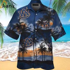 Auburn Tigers Short Sleeve Tropical Hawaiian