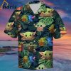 Baby Yoda Grogu Stitch Cute Green Hawaii Shirt