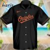 Baltimore Orioles Baseball Black Hawaiian Shirt