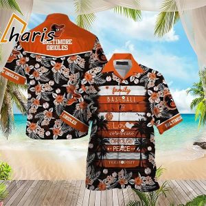 Baltimore Orioles Baseball Hawaiian Shirt