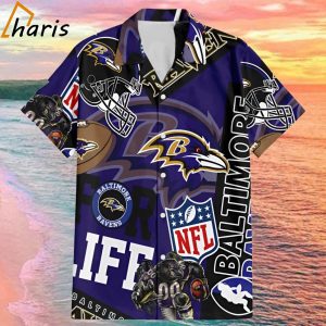 Baltimore Ravens NFL Summer Hawaiian Shirt