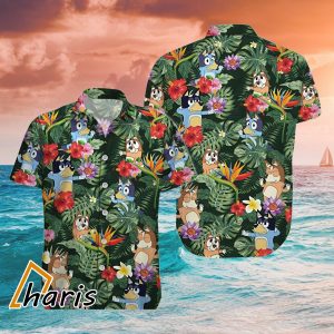 Bluey Family Hawaiian Shirt For Men and Woman