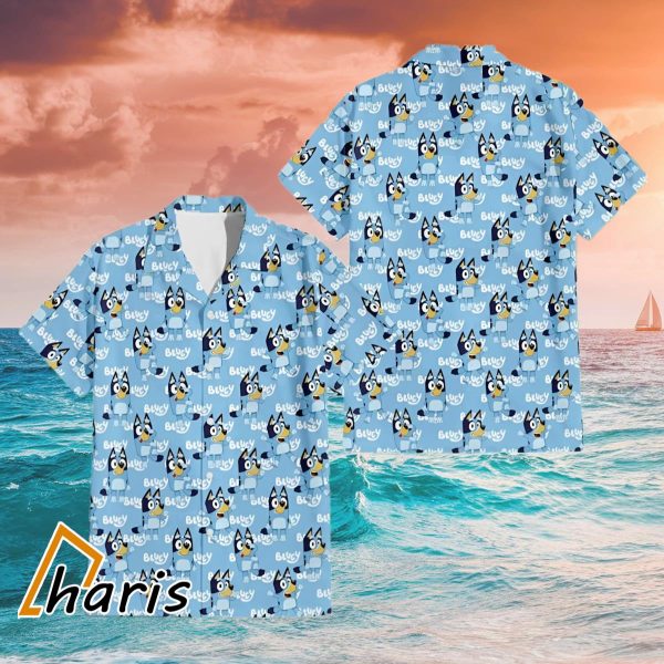 Bluey Hawaiian Shirt For Mens Bluey Bandit Gift