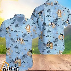 Bluey Hawaiian Shirt Gift Holiday For Family