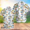 Bluey Heeler Dog Hawaiian Shirt Summer Gift Family