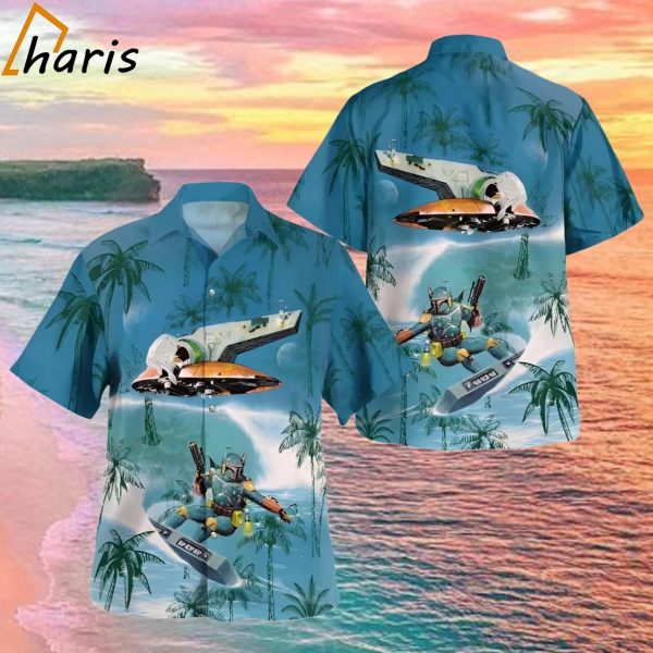 Boba Fett The Mandalorian Surfing Hawaiian Shirt