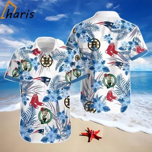 Boston Celtics Hawaiian Shirt Tropical Floral Patterns Gift