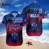 Buffalo Bills Coconut Tree and Ball Hawaiian Shirt