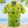 Bug Type Pattern Pokemon Hawaiian Shirt