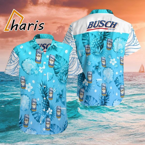 Busch Latte Hawaiian Shirt Womens