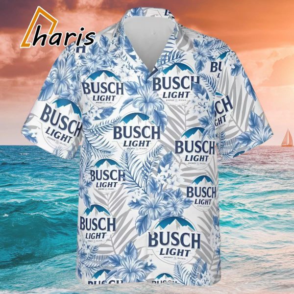 Busch Light Bear Hawaiian Shirt For Beer Lovers