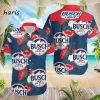 Busch Light Beer Red Apple Flavor Tropical Hawaiian Shirt