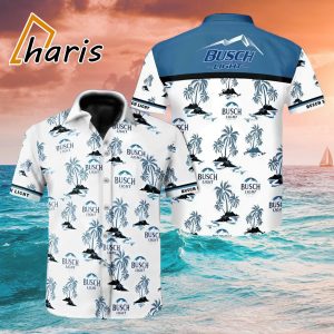 Busch Light Mens Hawaiian Shirt