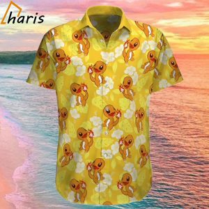 Charmander Pokemon Hawaiian Shirt