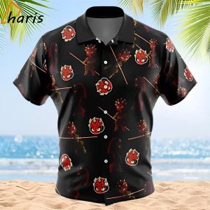 Chibi Darth Maul Pattern Star Wars Pattern Hawaiian Shirt