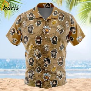 Chibi Fellowship Of The Ring Pattern The Lord Of The Rings Hawaiian Shirt