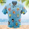 Chibi Strawhat Crew Pattern One Piece Hawaiian Shirt