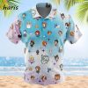 Chibi Studio Ghibli Pattern Button Up Hawaiian Shirt