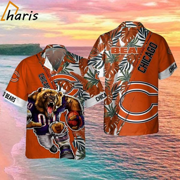 Chicago Bears NFL Floral Summer Hawaiian Shirt