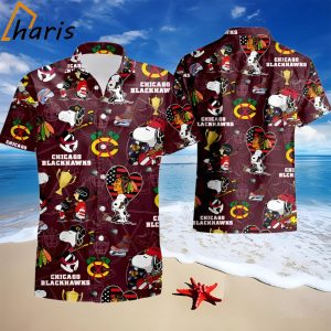 Chicago Blackhawks Snoopy Hawaiian Shirt