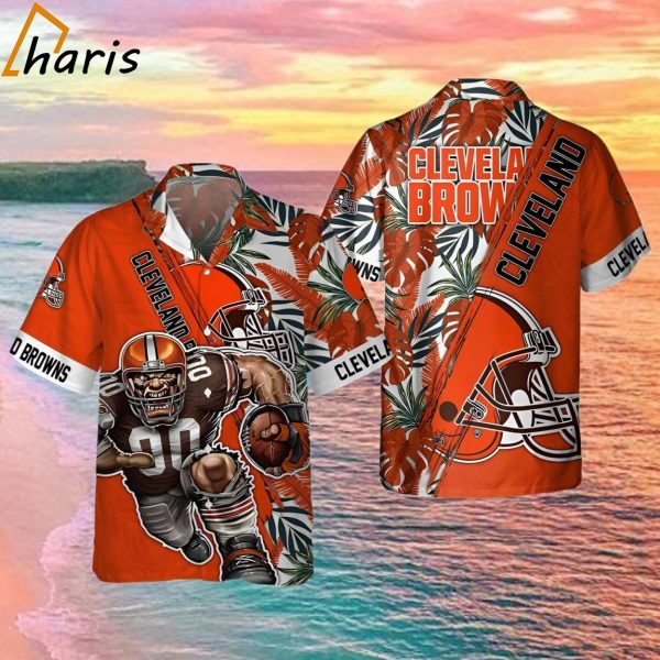 Cleveland Browns NFL Floral Summer Hawaiian Shirt