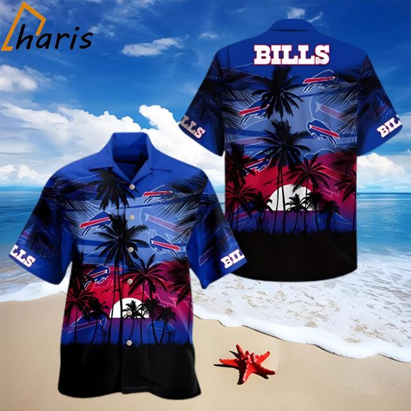 Coconut Sunset Buffalo Bills Hawaiian Shirt