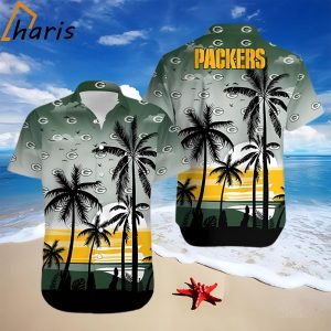 Coconut Tree Green Bay Packers Hawaiian Shirt