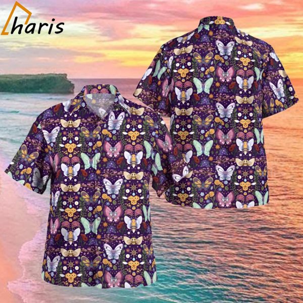 Colorful Butterfly Bee Pokemon Hawaiian Shirt