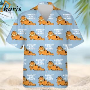 Commit Tax Fraud With Garfield Hawaiians Shirt