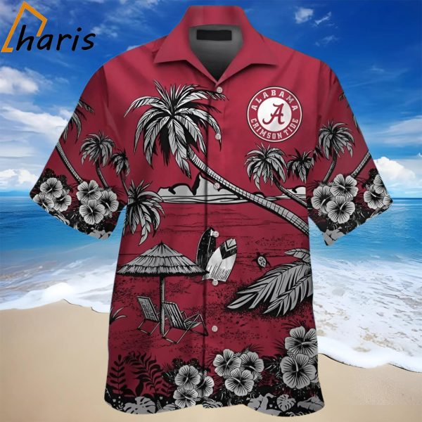 Crimson Tide Alabama Beach Tropical Hawaiian Shirt