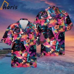 Darth Vader Star Wars Synthwave Hawaiian Shirts