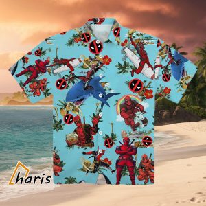 Deadpool Hawaiian Shirt Gift For Movie Fan