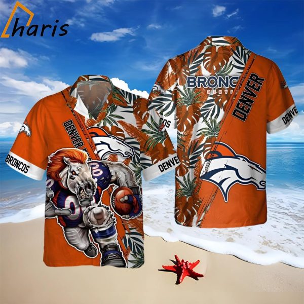 Denver Broncos NFL Floral Summer Hawaiian Shirt