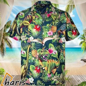 Dinosaur Pineapple Paradise Hawaiian Shirt