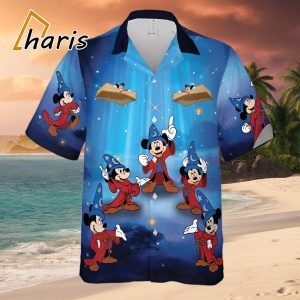 Disney Fantasia Sorcerer Mickey Hawaiian Shirt