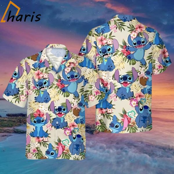 Disney Stitch Hawaiian Shirt Outfit For Men And Women