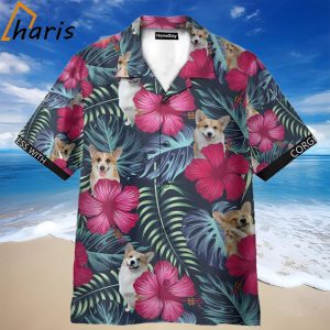 Don’t Mess With Corgi Tropical Flowers Pattern Hawaiian Shirt