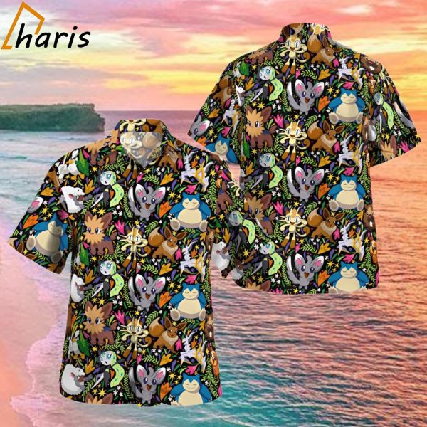 Exotic Tropical Pokemon Hawaiian Shirt