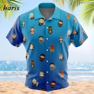 Final Fantasy 7 Pattern Hawaiian Shirt