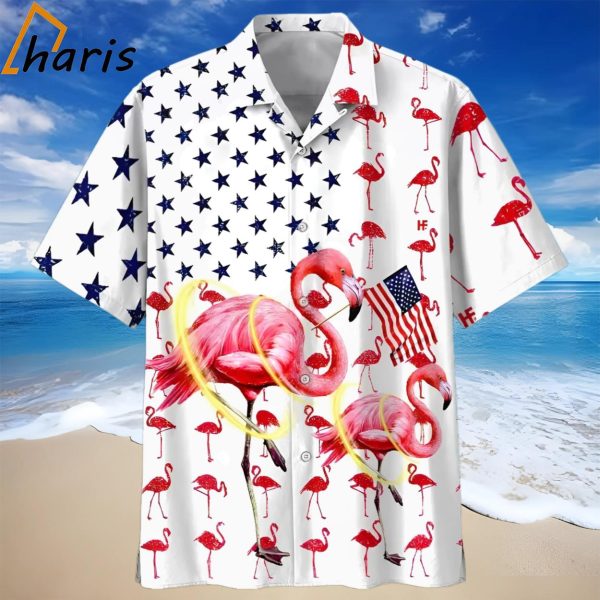 Flamingo 4Th Of July Trendy Hawaiian Shirt