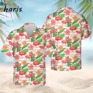 Flamingo  A True Beach Vacation Look Pattern Hawaiian Shirt