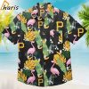 Flamingo Banana Leaf Pittsburgh Pirates Hawaiian Shirt