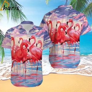 Flamingo Cloud Trendy Hawaiian Shirt